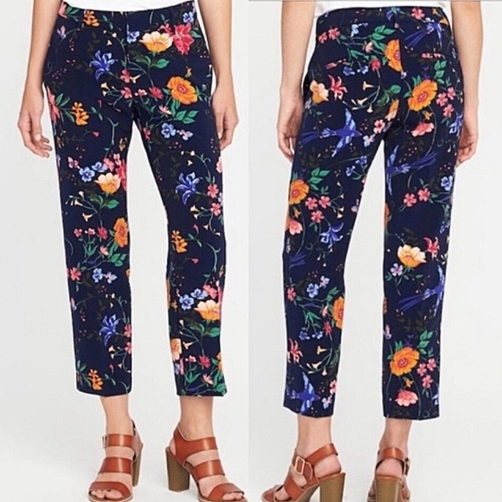 NWT Old Navy Floral Cropped Pants Tall